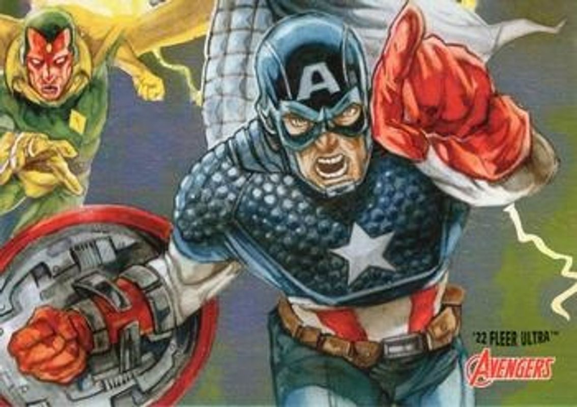2022 Fleer Ultra Avengers #9 3x3 Puzzle