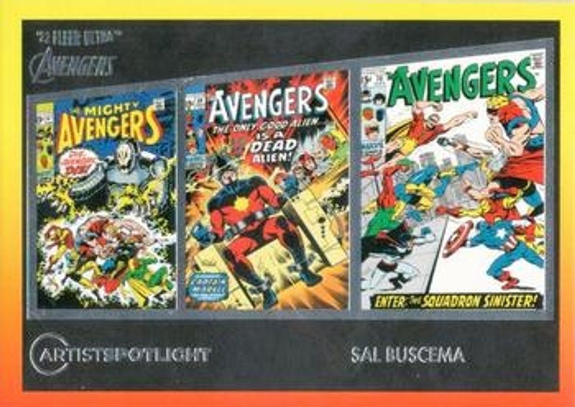 2022 Fleer Ultra Avengers #AS-1 Artist Spotlight