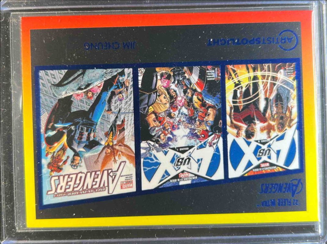 2022 Fleer Ultra Avengers #AS-10 Artist Spotlight - Blue Foil /360
