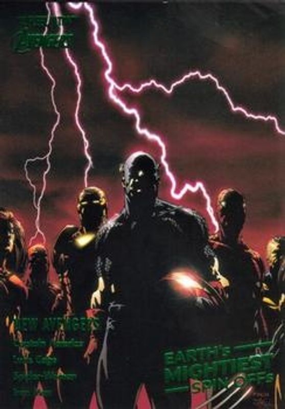 2022 Fleer Ultra Avengers #SO-1 Earth's Mightiest Spin Offs - Green Foil