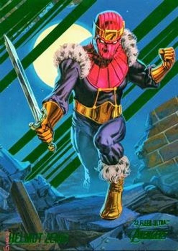 2022 Fleer Ultra Avengers #27 Green Foil