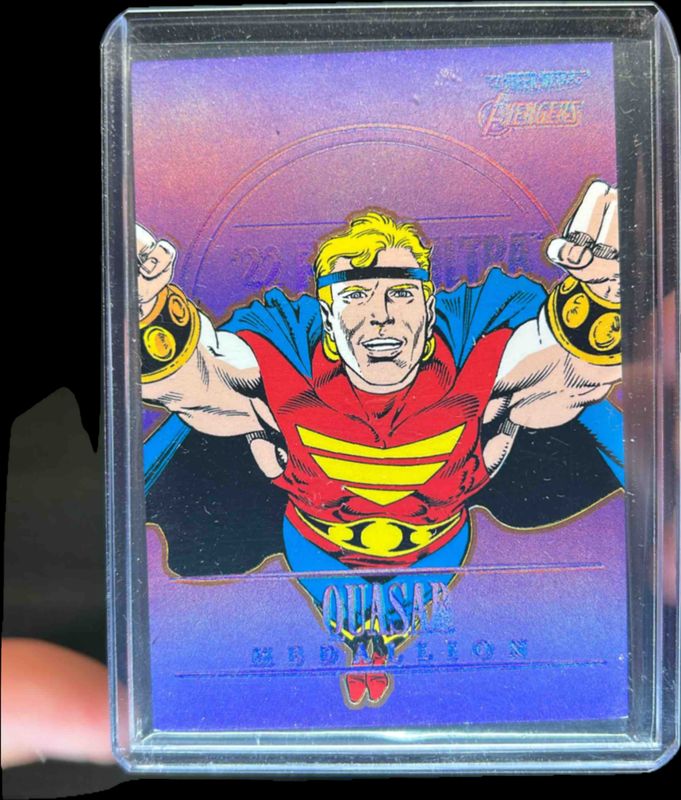 2022 Fleer Ultra Avengers #M-31 Medallions Amethyst