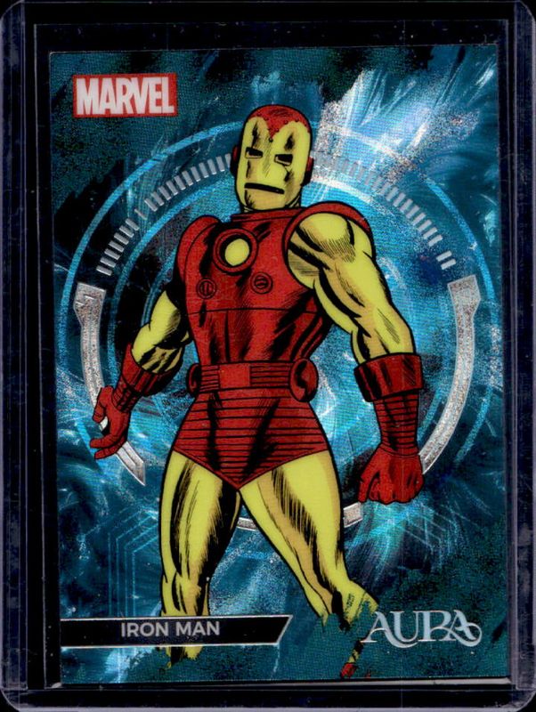 Iron Man 2025 Kakawow Aura #AM-IIC-01 The Legend of Iron Man - Cyan /145 RAW