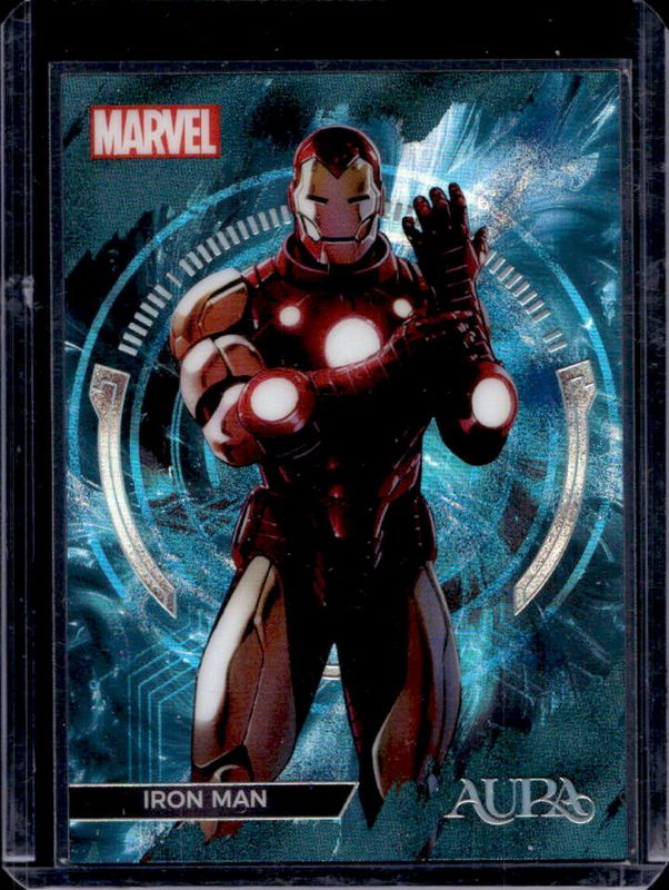 Iron Man 2025 Kakawow Aura #AM-IIC-10 The Legend of Iron Man - Cyan /145 RAW