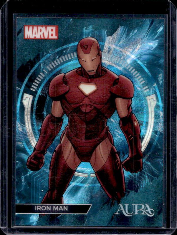 Iron Man 2025 Kakawow Aura #AM-IIC-03 The Legend of Iron Man - Cyan /145 RAW