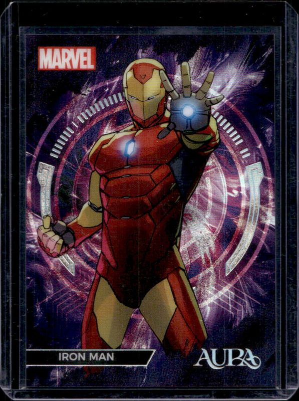 Iron Man 2025 Kakawow Aura #AM-IIP-09 The Legend of Iron Man - Purple /45 RAW