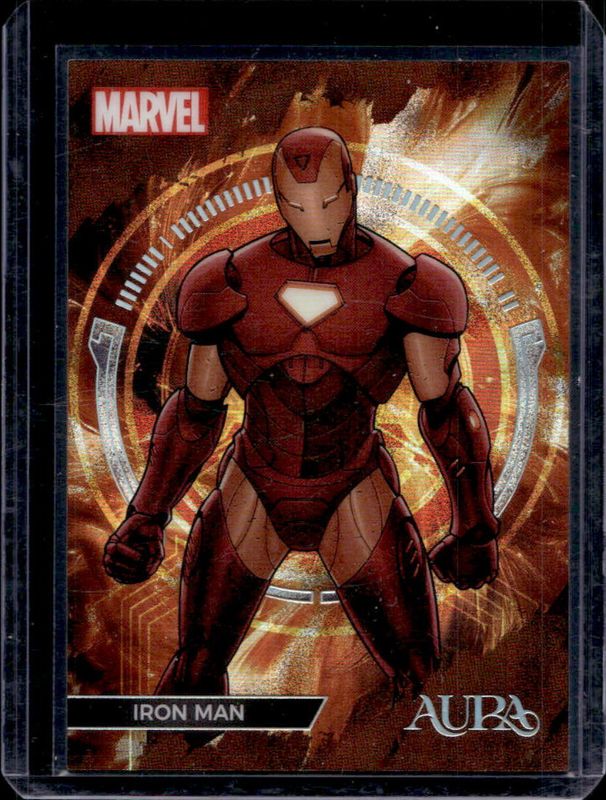 Iron Man 2025 Kakawow Aura #AM-IIO-03 The Legend of Iron Man - Orange /75 RAW