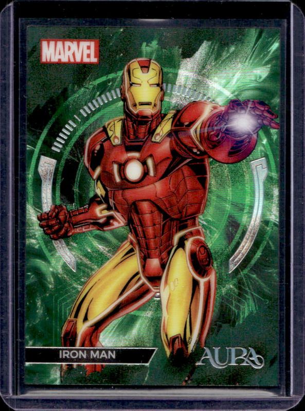Iron Man 2025 Kakawow Aura #AM-IIGR-05 The Legend of Iron Man - Green /25 RAW