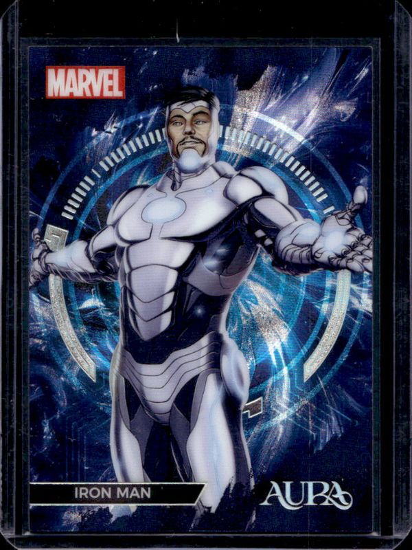 Iron Man 2025 Kakawow Aura #AM-IIBL-08 The Legend of Iron Man - Blue /95 RAW