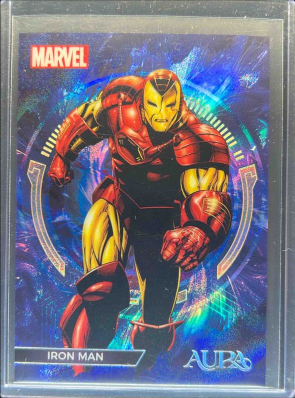 Iron Man 2025 Kakawow Aura #AM-IIBL-02 The Legend of Iron Man - Blue /95 RAW