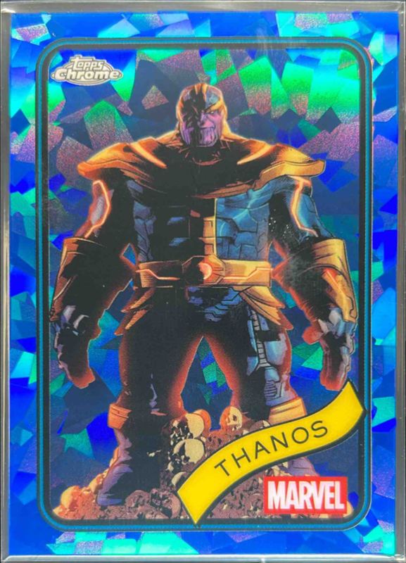 Thanos 2025 Topps Chrome Sapphire Edition #158 Base Price Guide ...