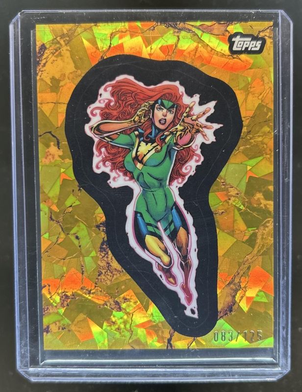 2025 Topps Marvel Comic Book Heroes 1975 Golden Anniversary #130 Gold Atomic Refractor /125