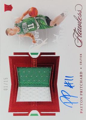 2020 Flawless #FPA-PRI Flawless Patch Autographs - Ruby /15