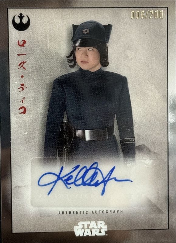 Kelly Marie Tran 2025 Topps Star Wars Meiyo #A-KMT Chrome Autographs /200 RAW