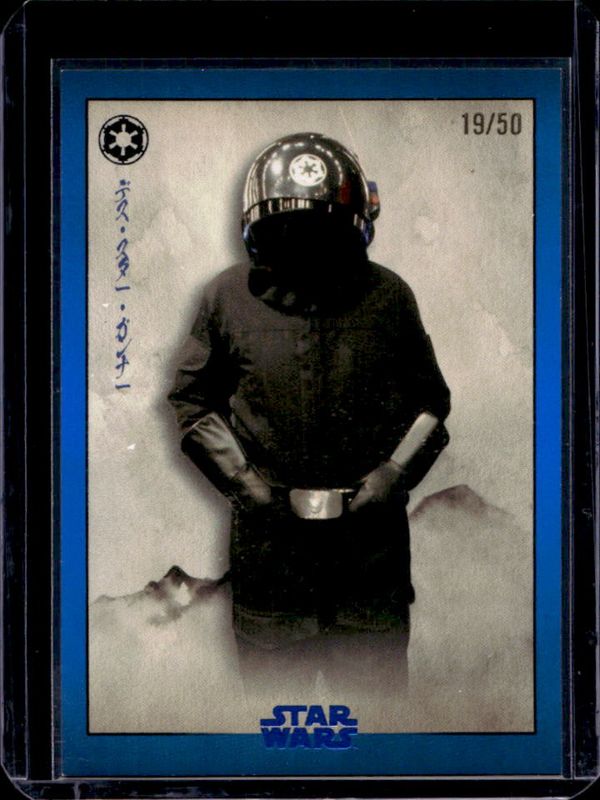 2025 Topps Star Wars Meiyo #GE-6 Galactic Empire Base - Blue Foil /50