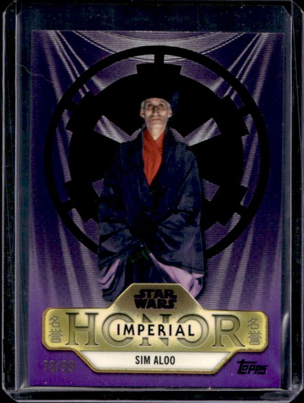 2025 Topps Star Wars Meiyo #IH-9 Imperial Honor - Purple Foil /99