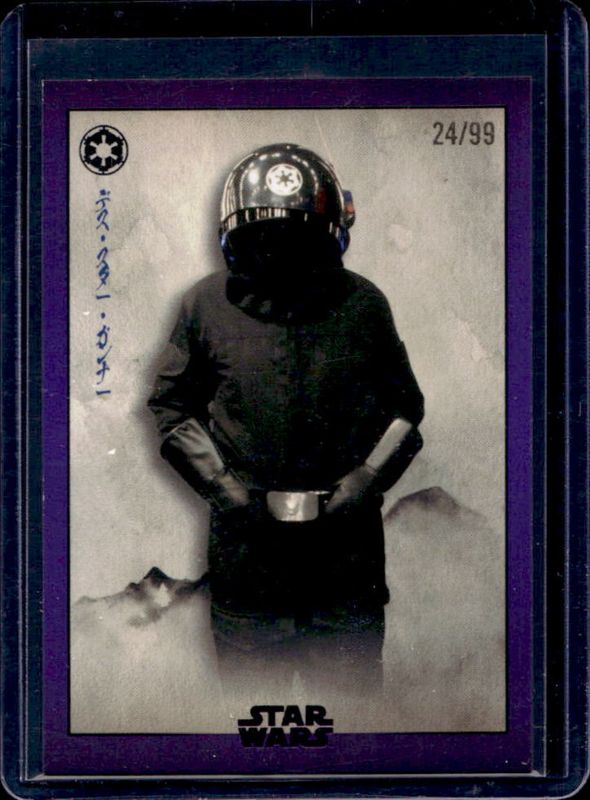 2025 Topps Star Wars Meiyo #GE-6 Galactic Empire Base - Purple Foil /99