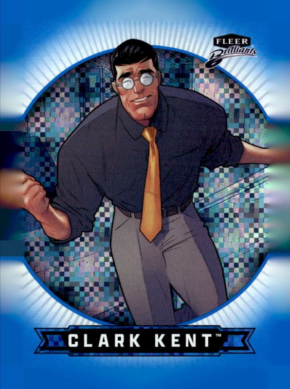 2025 Fleer Brilliants Superman #33 Blue X-Ray /999