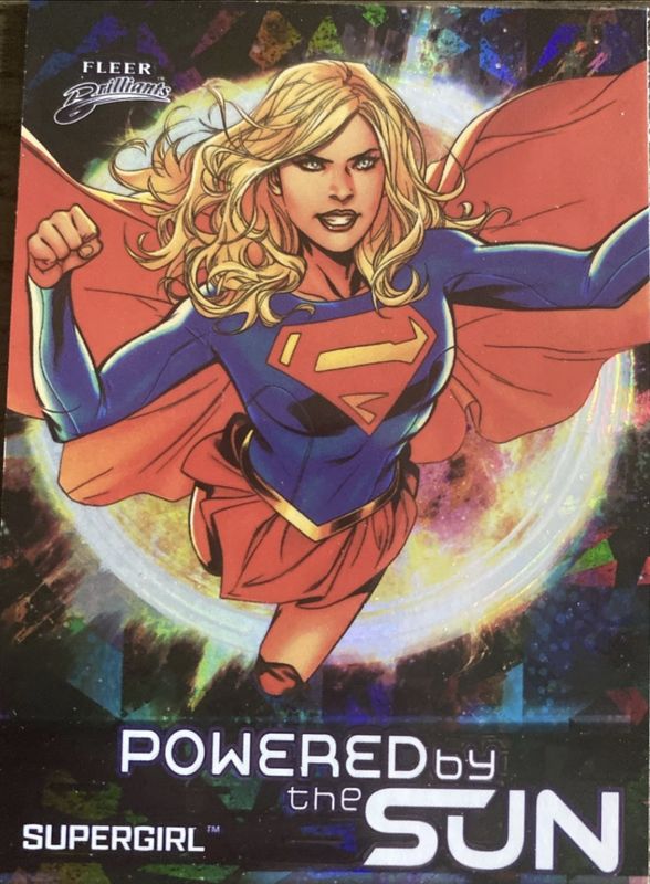 2025 Fleer Brilliants Superman #PS-3 Powered by the Sun - Black