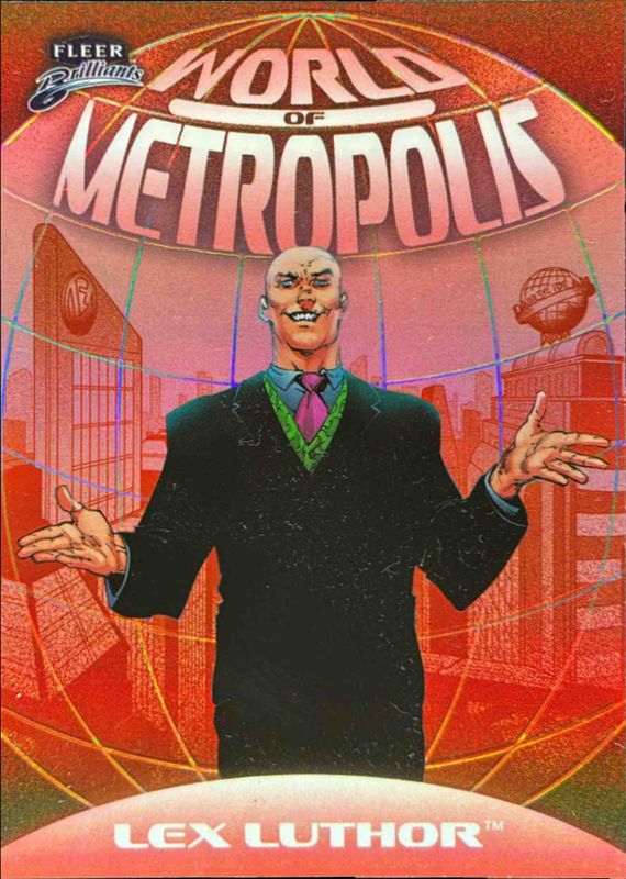 2025 Fleer Brilliants Superman #WM-10 World of Metropolis - Kryptonian Red