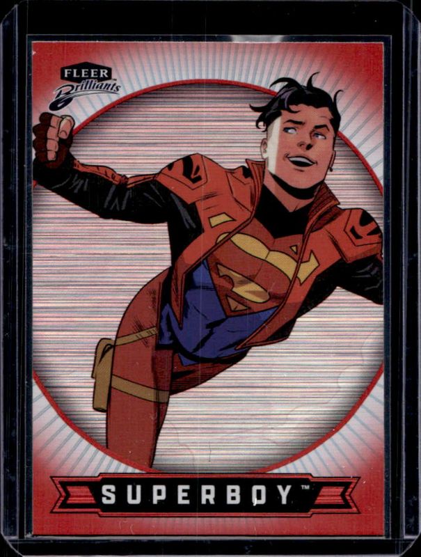 Superboy 2025 Fleer Brilliants Superman #16 Red Heat Vision /1938 RAW