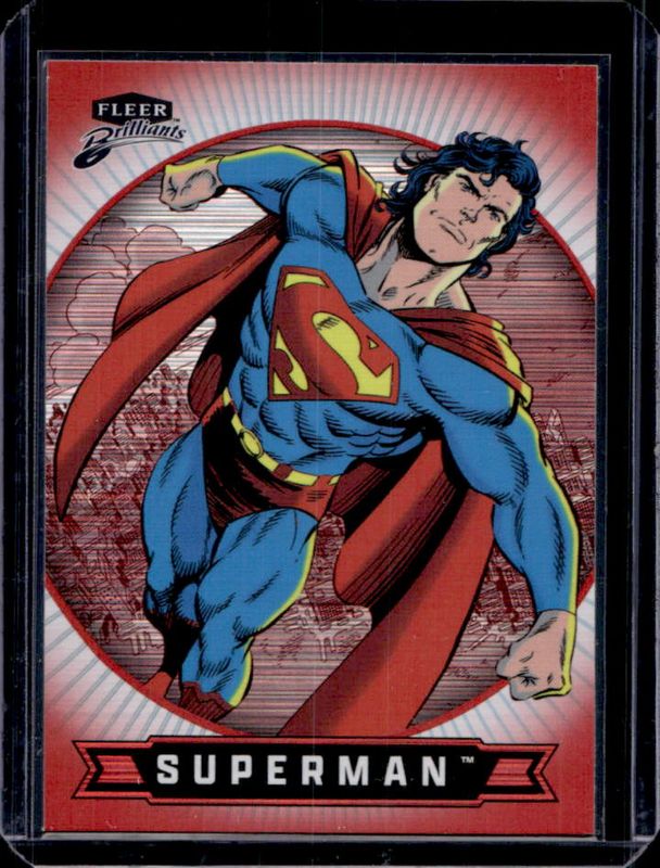 Superman 2025 Fleer Brilliants Superman #70 Red Heat Vision /1938 RAW