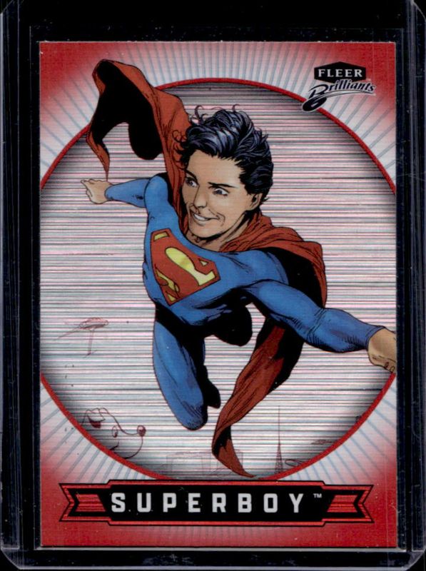 Clark Kent 2025 Fleer Brilliants Superman #46 Red Heat Vision /1938 RAW
