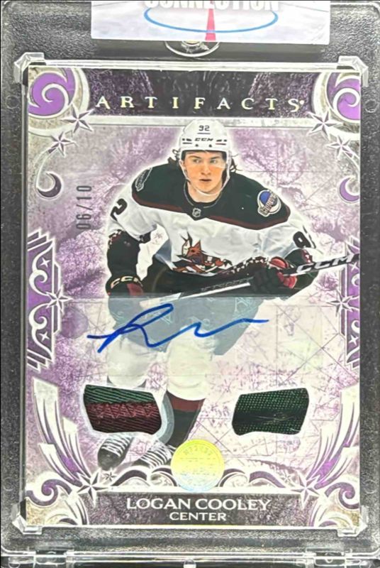 2024 Upper Deck Artifacts #121 Auto Material - Purple /10