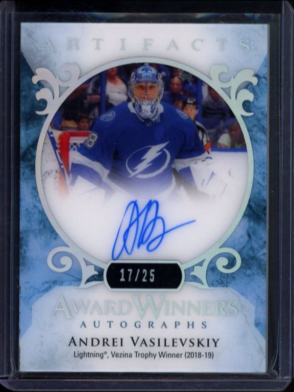 2024 Upper Deck Artifacts #AWA-AV 2023 Update Award Winners Autographs /25