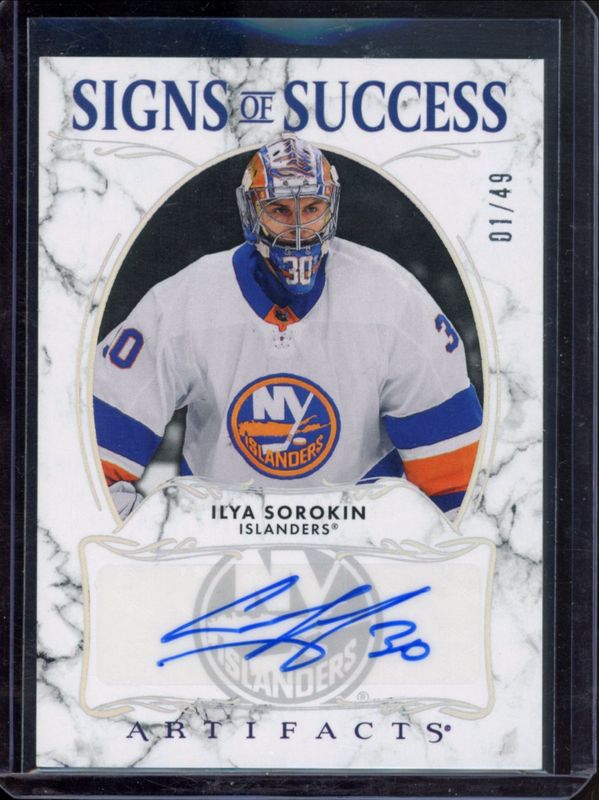 2024 Upper Deck Artifacts #SOS-IS Signs of Success /49