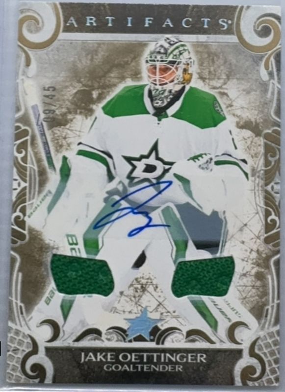 2024 Upper Deck Artifacts #117 Auto Material Gold /65