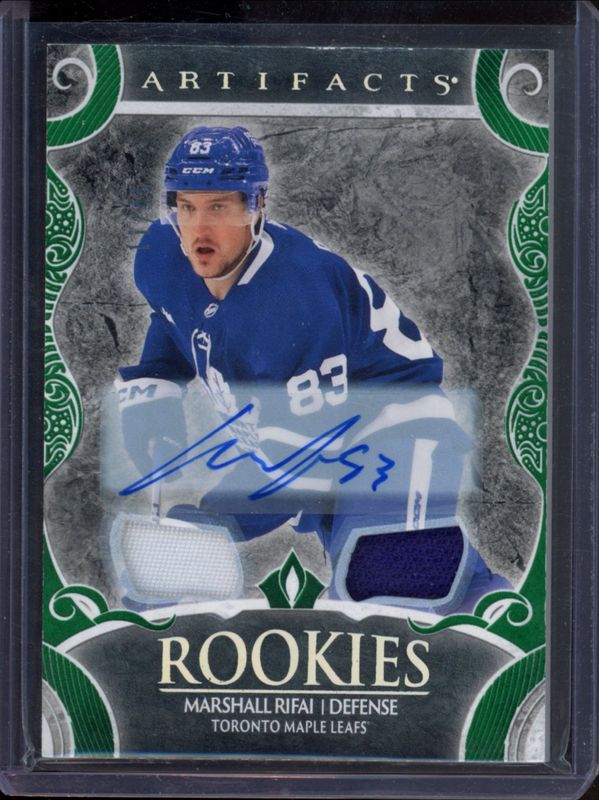 2024 Upper Deck Artifacts #189 Auto Material - Emerald /15