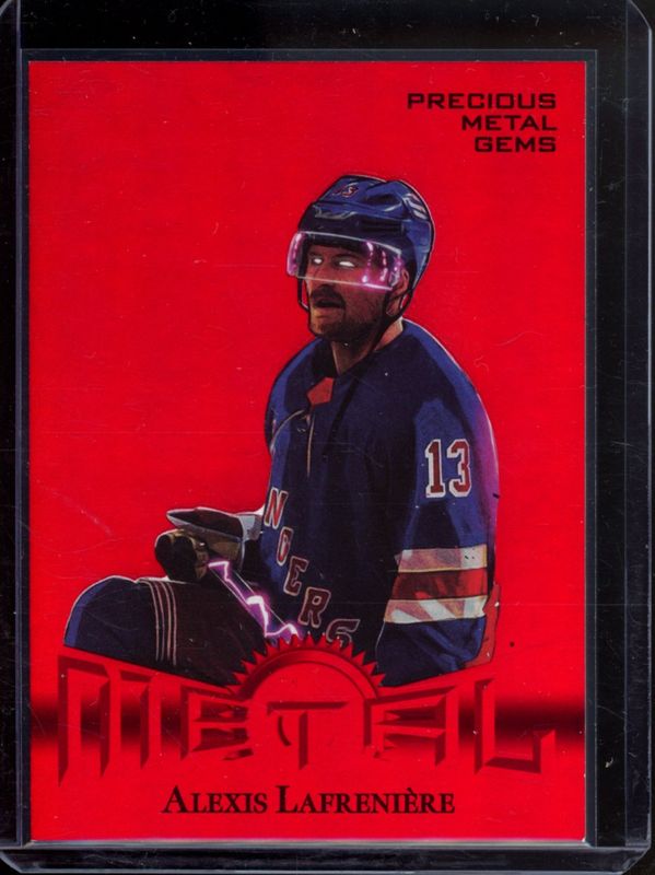 Alexis Lafreniere 2024 Metal Universe #RT-14 2013 Retro - Red Precious Metal Gems /90 RAW
