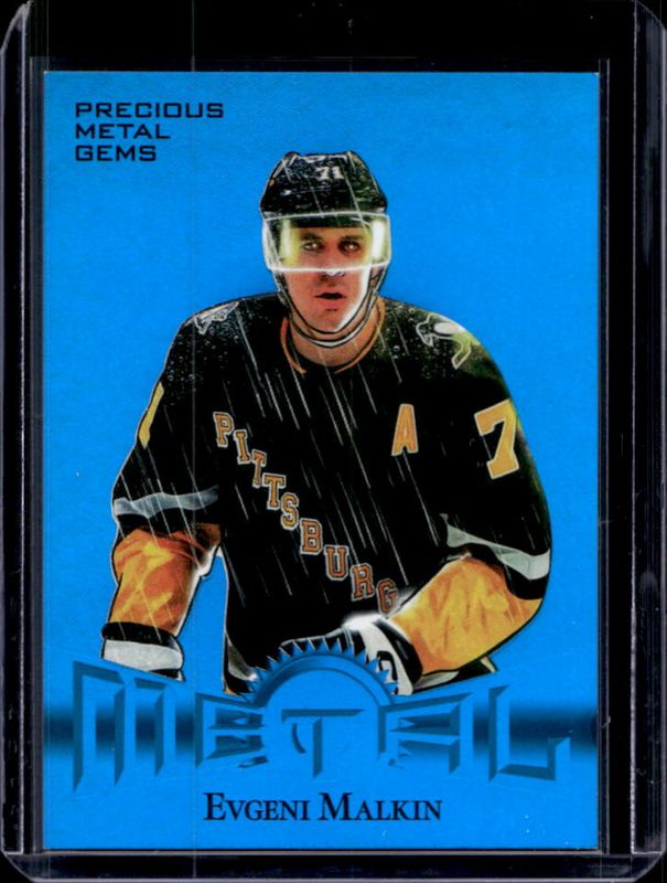 Evgeni Malkin 2024 Metal Universe #RT-16 2013 Retro - Blue Precious Metal Gems /50 RAW