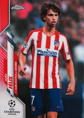 2019 Topps Chrome UEFA Champions League #25 Red Refractor /10