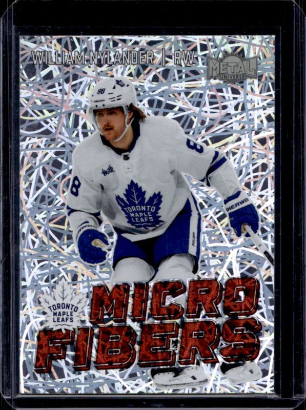 William Nylander 2024 Metal Universe #20-of-40-MF Microfibers RAW