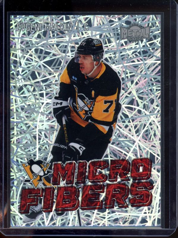 Evgeni Malkin 2024 Metal Universe #2-of-40-MF Microfibers RAW