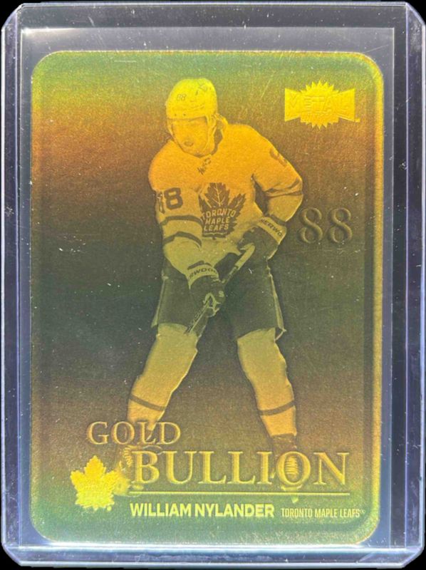 William Nylander 2024 Metal Universe #GB-11 Gold Bullion RAW