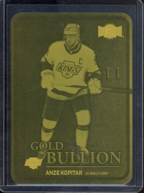 Anze Kopitar 2024 Metal Universe #GB-22 Gold Bullion RAW