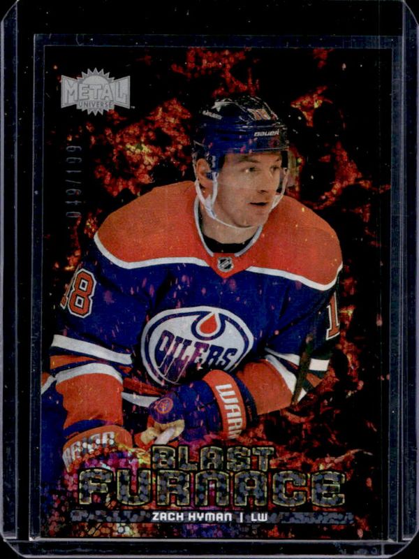 Zach Hyman 2024 Metal Universe #BF-9 Blast Furnace - Speckle /199 RAW