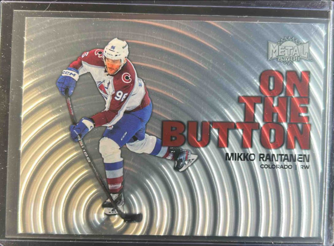 Mikko Rantanen 2024 Metal Universe #11-of-30-OB On the Button RAW