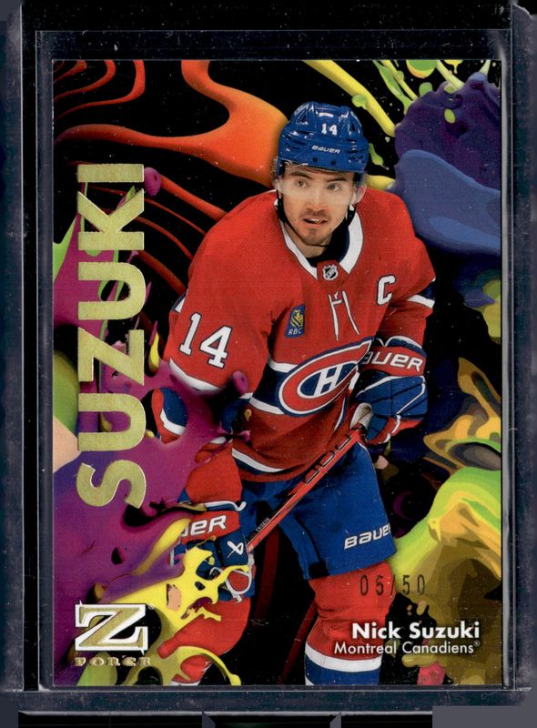 Nick Suzuki 2024 Metal Universe #31-of-50 Z Force - Super Rave /50 RAW