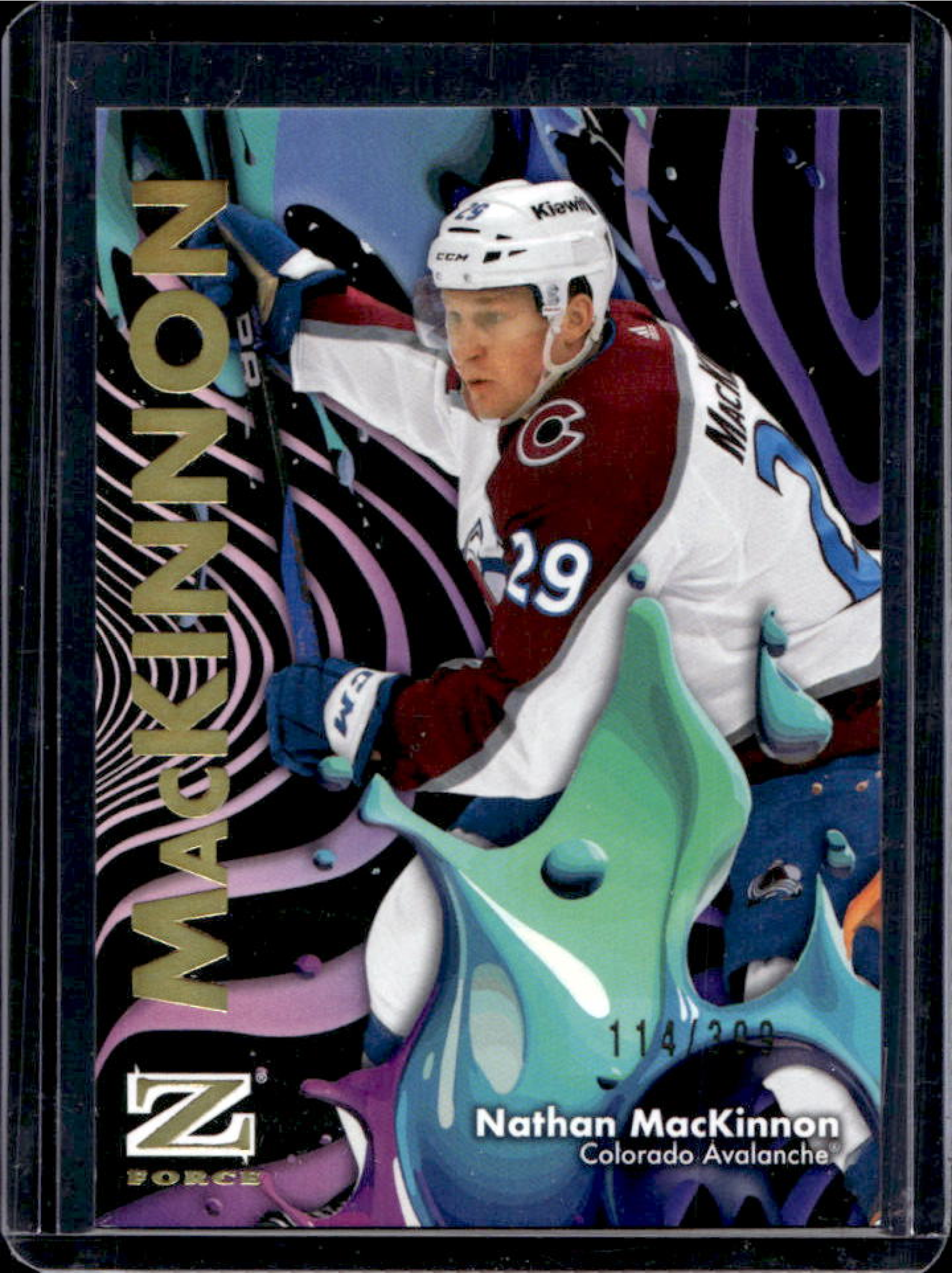 Nathan MacKinnon 2024 Metal Universe #42-of-50 Z Force - Rave /399 ...