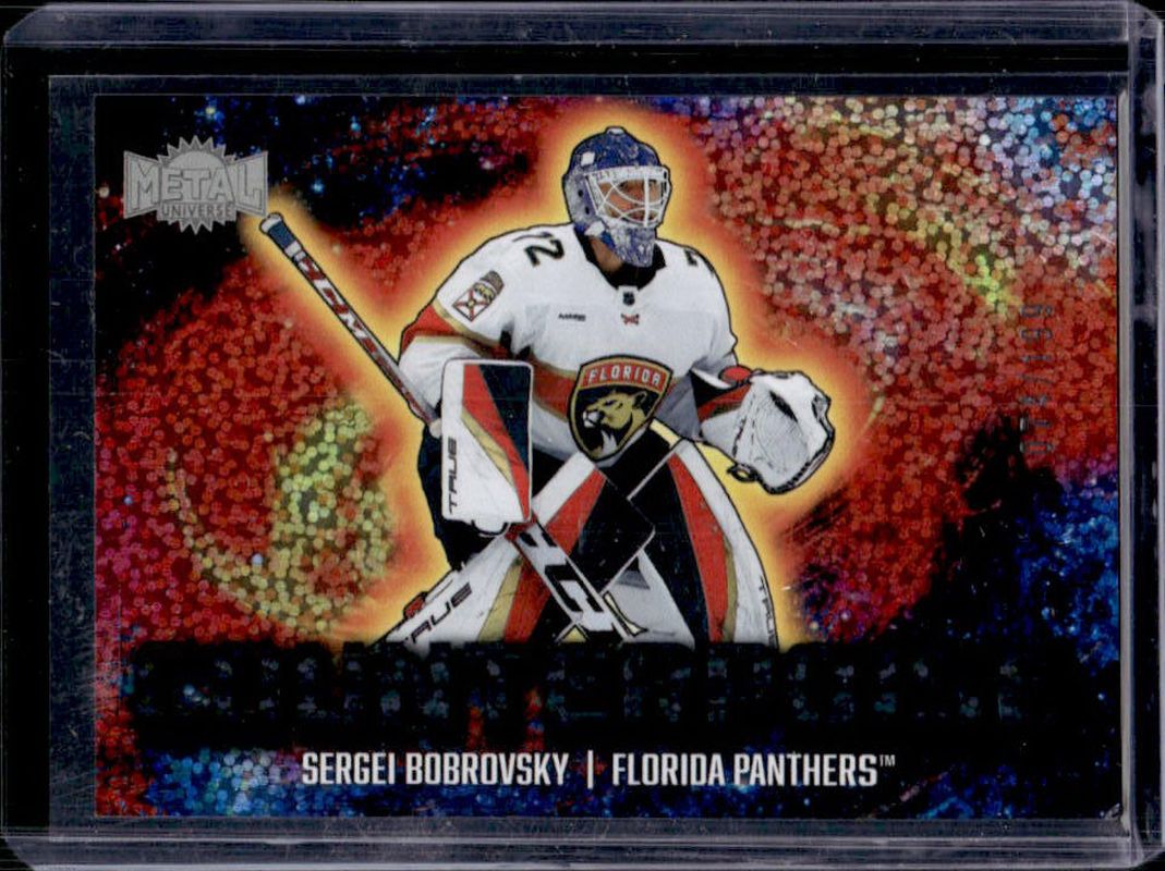 Sergei Bobrovsky 2024 Metal Universe #7-of-30-CT Counterpoise RAW