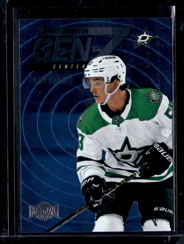 Wyatt Johnston 2024 Metal Universe #GZ-13 Gen Z RAW