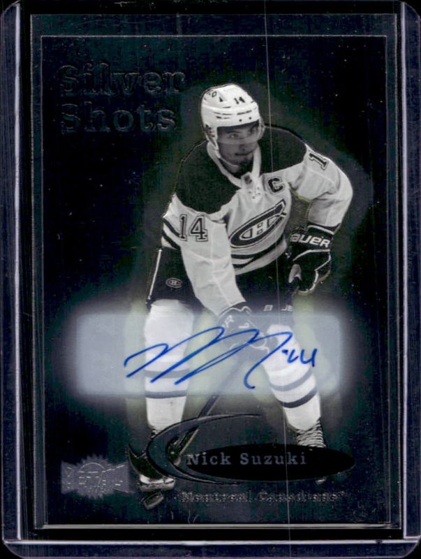 Nick Suzuki 2024 Metal Universe #SS-15 Silver Shots Autographs RAW