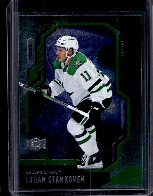 Logan Stankoven 2024 Metal Universe #115 Base Rookie RAW