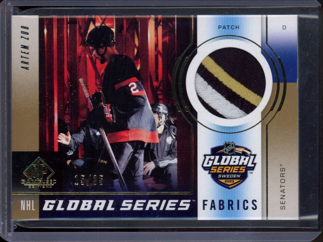 2024 SP Game Used #GSF-AZ 2023 Global Series Sweden Fabrics - Patch /35