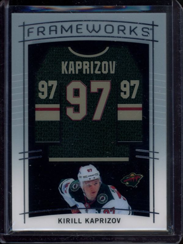 Kirill Kaprizov 2024 SP Game Used #F-KK Frameworks RAW