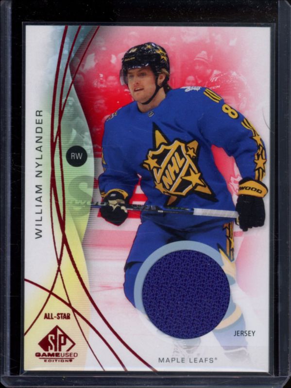 William Nylander 2024 SP Game Used #134 Base Jersey - Red RAW